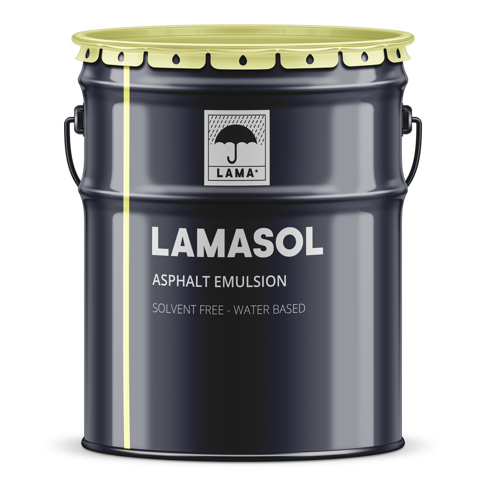 LAMA Products LAMA SOL Waterbased asphalt emulsion primer.